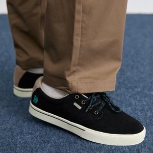 JAMESON - Skate shoes - black/green/white JAMESON - Skate shoes - black/green/white
