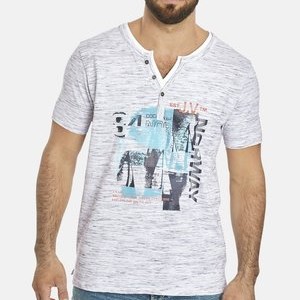 BALTFRIED - Print T-shirt - hellgrau melange BALTFRIED - Print T-shirt - hellgrau melange