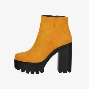 HERBST - Platform ankle boots - gelb HERBST - Platform ankle boots - gelb