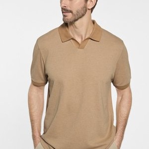 ELENZIO - Polo shirt - hellbraun ELENZIO - Polo shirt - hellbraun