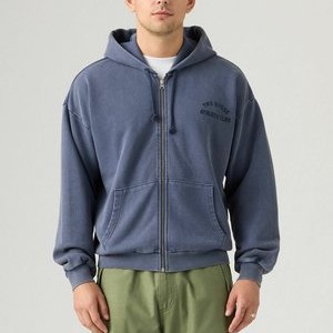 Zip-up sweatshirt - two horse full zip z Zip-up sweatshirt - two horse full zip z