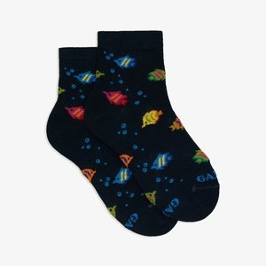 SUPER FISH MOTIF - Socks - oltremare SUPER FISH MOTIF - Socks - oltremare