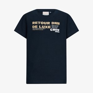 ZEB - Print T-shirt - dark navy ZEB - Print T-shirt - dark navy