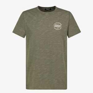 MELIERTES MIT RUNDHALS - Print T-shirt - grün MELIERTES MIT RUNDHALS - Print T-shirt - grün