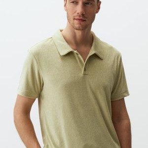 SHORT SLEEVE - Polo shirt - beige SHORT SLEEVE - Polo shirt - beige