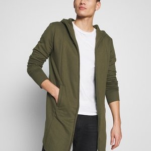 BREKSTAD - Zip-up sweatshirt - dark olive BREKSTAD - Zip-up sweatshirt - dark olive