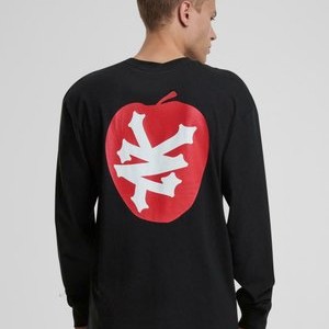 APPLE - Long sleeved top - black APPLE - Long sleeved top - black