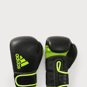 HYBRID 80 UNISEX - Boxing gloves - black/yellow HYBRID 80 UNISEX - Boxing gloves - black/yellow