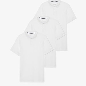 3 PACK SLIM - Polo shirt - bright white 3 PACK SLIM - Polo shirt - bright white