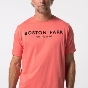 HALBARM KLEINER STICK - Print T-shirt - coral HALBARM KLEINER STICK - Print T-shirt - coral