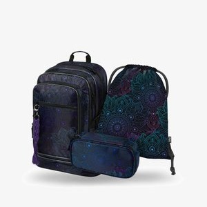 3 SET - School bag - schwarz 3 SET - School bag - schwarz
