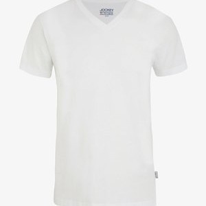 MIT V-AUSSCHITT USA ORIGINALS - Basic T-shirt - weiß MIT V-AUSSCHITT USA ORIGINALS - Basic T-shirt - weiß