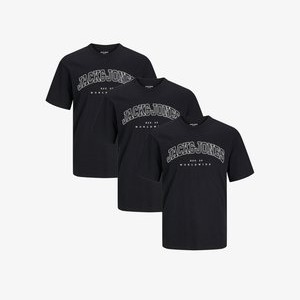 3 PACK - Print T-shirt - schwarz 3 PACK - Print T-shirt - schwarz