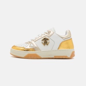 Trainers - white/gold