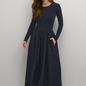 DAGNAMA - Jumper dress - marine blue DAGNAMA - Jumper dress - marine blue