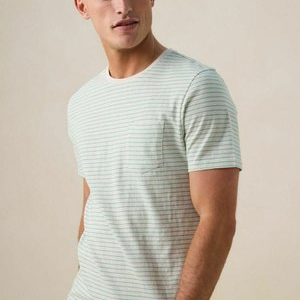 GESTREIFTES - Print T-shirt - grün GESTREIFTES - Print T-shirt - grün