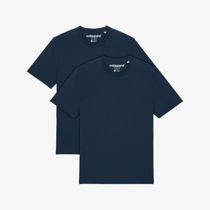 2ER MULTIPACK - Basic T-shirt - french navy 2ER MULTIPACK - Basic T-shirt - french navy