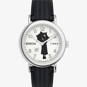 WEDNESDAY - WEEKENDER WITH BLACK AND GREY LEATHER STRAP - Watch - black WEDNESDAY - WEEKENDER WITH BLACK AND GREY LEATHER STRAP - Watch - black