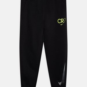 CR7 CLUB UNISEX - Tracksuit bottoms - black/volt CR7 CLUB UNISEX - Tracksuit bottoms - black/volt