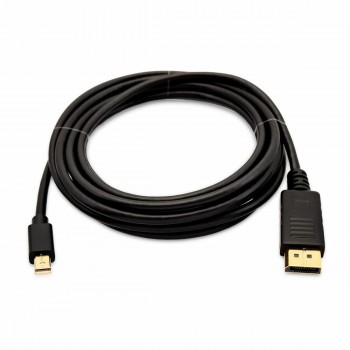 Кабель DisplayPort Mini на DisplayPort V7 V7MDP2DP-03M-BLK-1E Чёрный 3 m