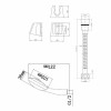 Насадка душа со шлангом для потока воды Rousseau Stop'o 2 m 3 положения
