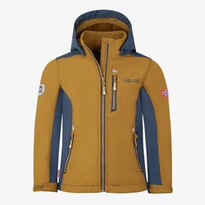 BALESTRAND - Soft shell jacket - bronze/stormy blue BALESTRAND - Soft shell jacket - bronze/stormy blue