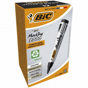 Постоянный маркер Bic Marking 2000 Чёрный