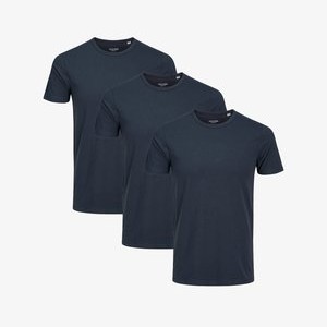 3ER PACK - Basic T-shirt - navy blue