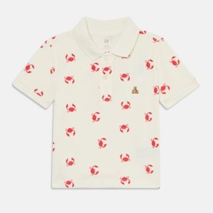 BABY & TODDLER PIQUE CRAB POLO - Polo shirt - white BABY & TODDLER PIQUE CRAB POLO - Polo shirt - white