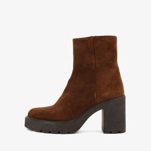 KHAN - Platform ankle boots - marrone KHAN - Platform ankle boots - marrone