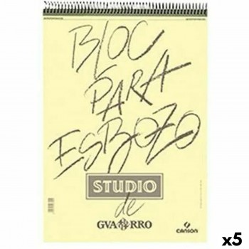 Блокнот Canson A5 50 Листья (5 штук)