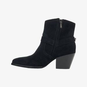 Z OZDOBNYM PASEM - Cowboy/biker ankle boot - black Z OZDOBNYM PASEM - Cowboy/biker ankle boot - black