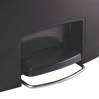 Мусорное ведро Rubbermaid TAPA BASCULANTE Белый Чёрный Пластик 25 L