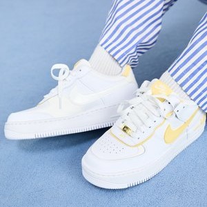 AF1 SHADOW - Trainers - white/soft yellow/sail AF1 SHADOW - Trainers - white/soft yellow/sail