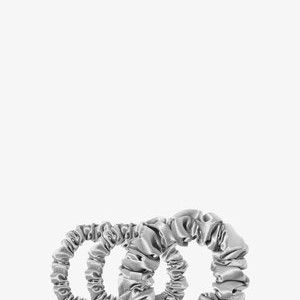 PURE SILK BACK TO BASICS ASSORTED SCRUNCHIES - Skincare tool - silver PURE SILK BACK TO BASICS ASSORTED SCRUNCHIES - Skincare tool - silver