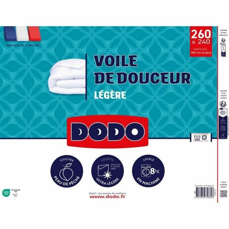 Скандинавское наполнение DODO VOILE DE DOUCEUR Белый 100 g/m² 240 x 260 cm