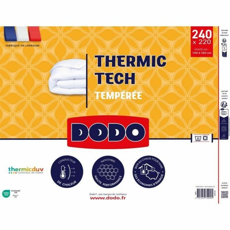 Скандинавское наполнение DODO THERMIC TECH Белый 250 g/m² 220 x 240 cm