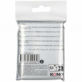 Обложки для карт KONIX 100 штук