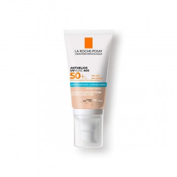 Солнцезащитное средство с цветом La Roche Posay Anthelios Uvmune 50 ml Белый Spf 50 Кремовый Увлажняющий крем с цветом