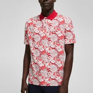 FLORALES - Polo shirt - rot FLORALES - Polo shirt - rot