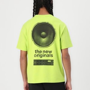 SPEAKER TEE - Print T-shirt - lime punch SPEAKER TEE - Print T-shirt - lime punch