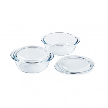 Кастрюля Pyrex Прозрачный 25 x 20 x 27 cm 2 штук