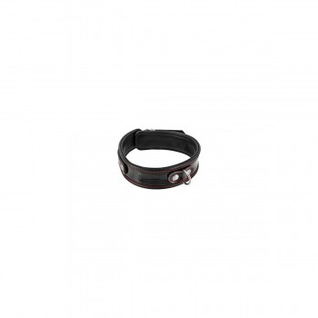 Ошейник с цепочкой для связывания Fetish Tentation Чёрный Красный