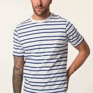 AWARE STRIPED SHORT SLEEVE - Print T-shirt - off white AWARE STRIPED SHORT SLEEVE - Print T-shirt - off white