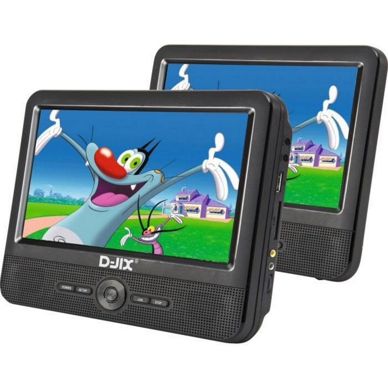DVD-проигрыватель D-JIX PVS 906-50SM 9" 800 x 480 px