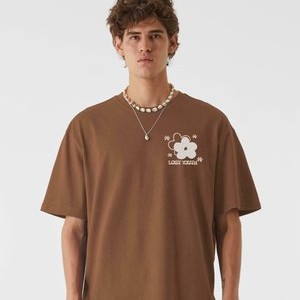 BLOSSOM FUSION - Print T-shirt - bark BLOSSOM FUSION - Print T-shirt - bark