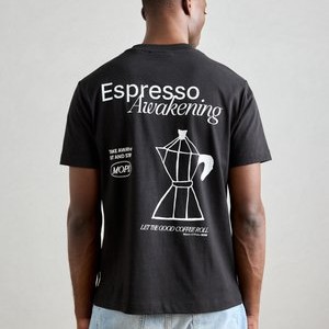 CREWNECK WITH BACKPRINT - Print T-shirt - black CREWNECK WITH BACKPRINT - Print T-shirt - black