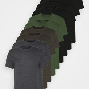 10 PACK - Basic T-shirt - dark mix 10 PACK - Basic T-shirt - dark mix