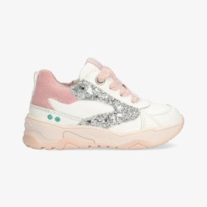 CISKE CHUNKY - Baby shoes - wit roze zilver CISKE CHUNKY - Baby shoes - wit roze zilver