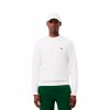 Толстовка без капюшона мужская Lacoste Core Performance Белый